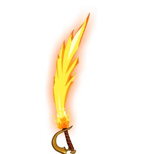 Magma BlazeBeard Cutlass
