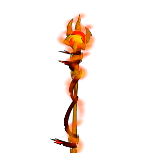 FlameHeart Staff