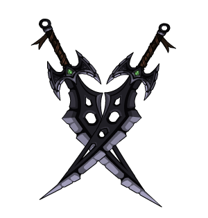 Toxic Knight's Backblades