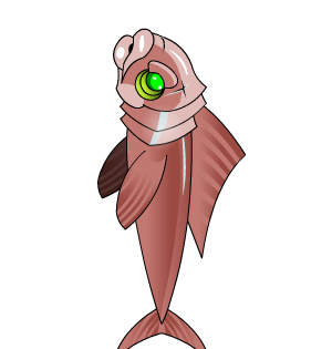 Pink Grumpy Fish