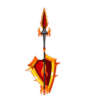 Lava Spear and Shield
