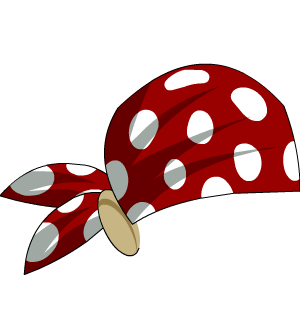 Red Polka Dot Bandana